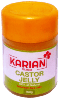CASTOR JELLY 100% all natural Petroleum free Jelly Ideal for those with extremely sensitive skin. -  Moisturises  and soothes skin. - heals cracked skin - heals chapped lips  Ingredients:- Castor oil,Beeswax,Vitamin E